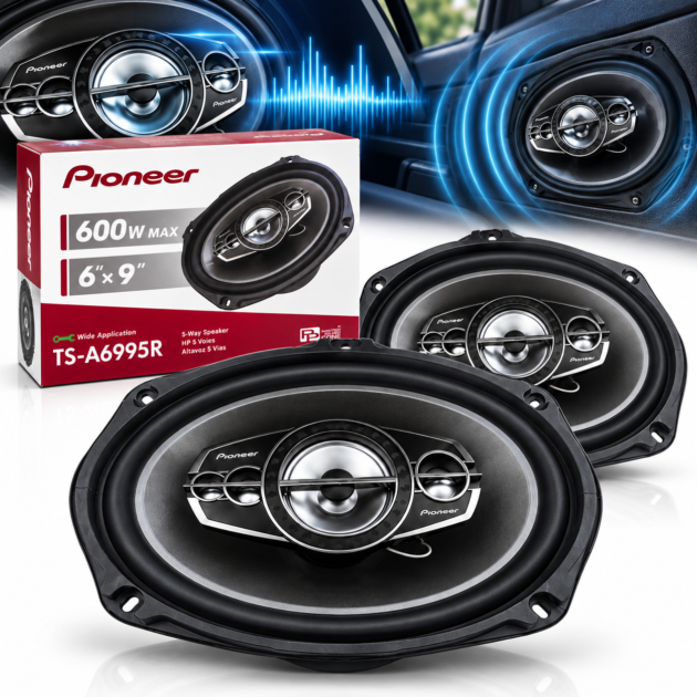 Haut-parleurs voiture Pioneer TS-A6995R 6x9" 600W