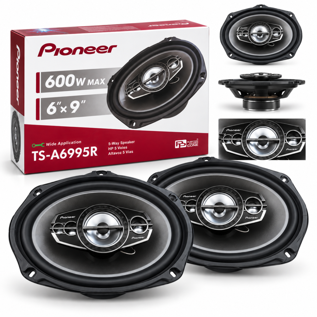 Haut-parleurs voiture Pioneer TS-A6995R 6x9" 600W