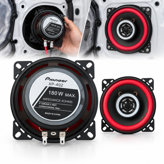 Haut-parleurs Voiture Pioneer XP-402 4" 180W 2 Voies