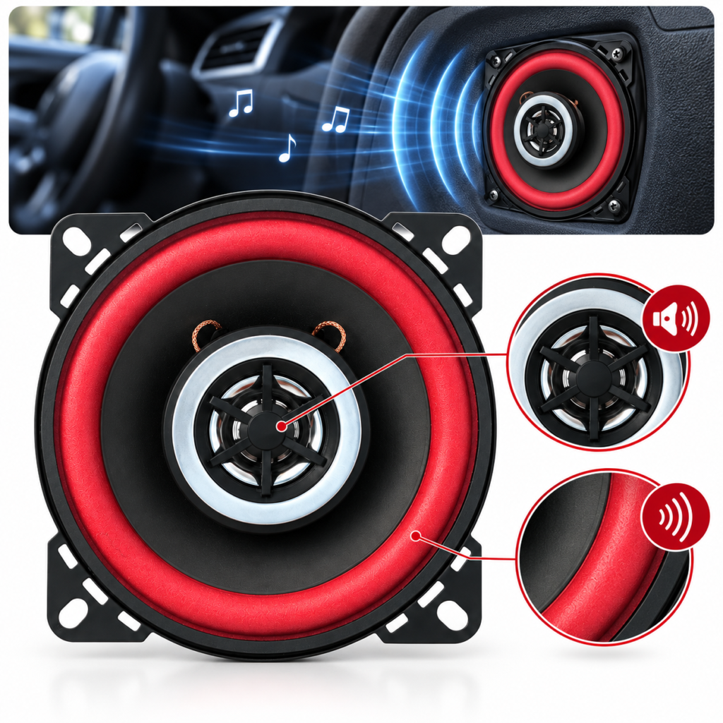 Haut-parleurs Voiture Pioneer XP-402 4" 180W 2 Voies