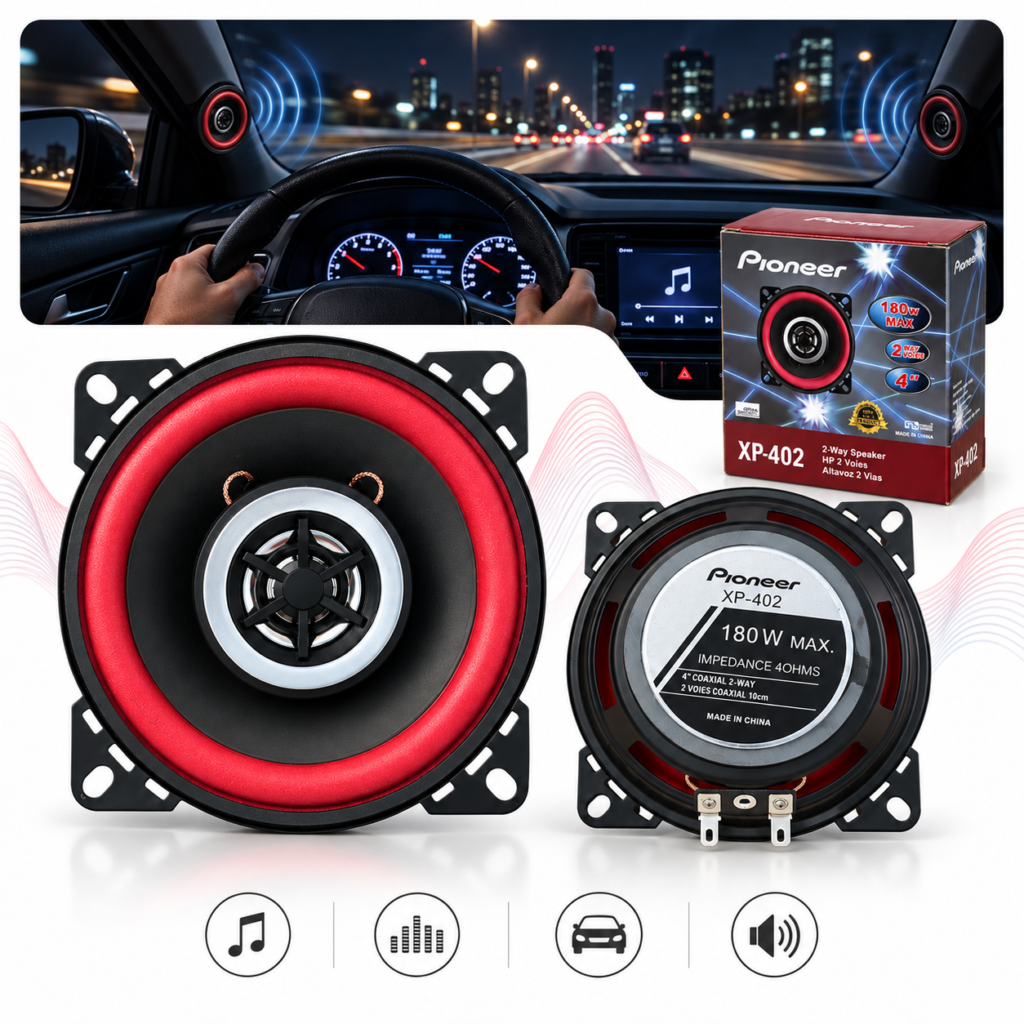 Haut-parleurs Voiture Pioneer XP-402 4" 180W 2 Voies