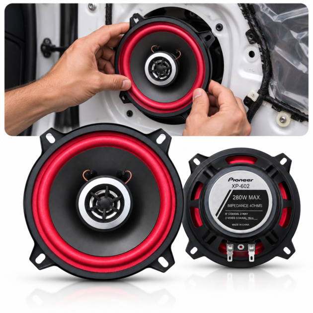 Haut-parleurs Voiture Pioneer XP-602 6" 280W Coaxial