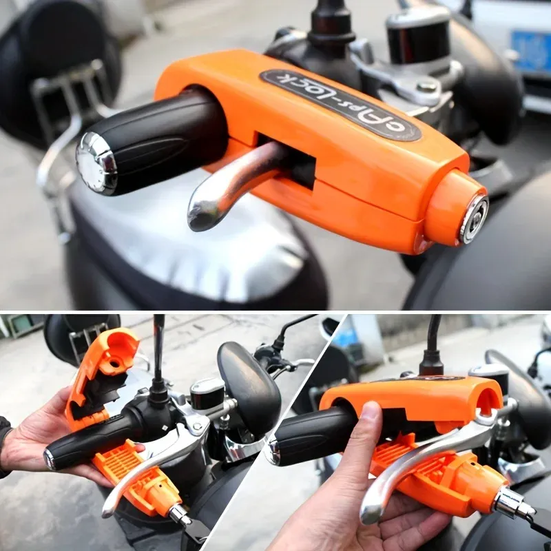 Antivol Guidon et Frein pour Moto et Scooter — Sécurité Maximale