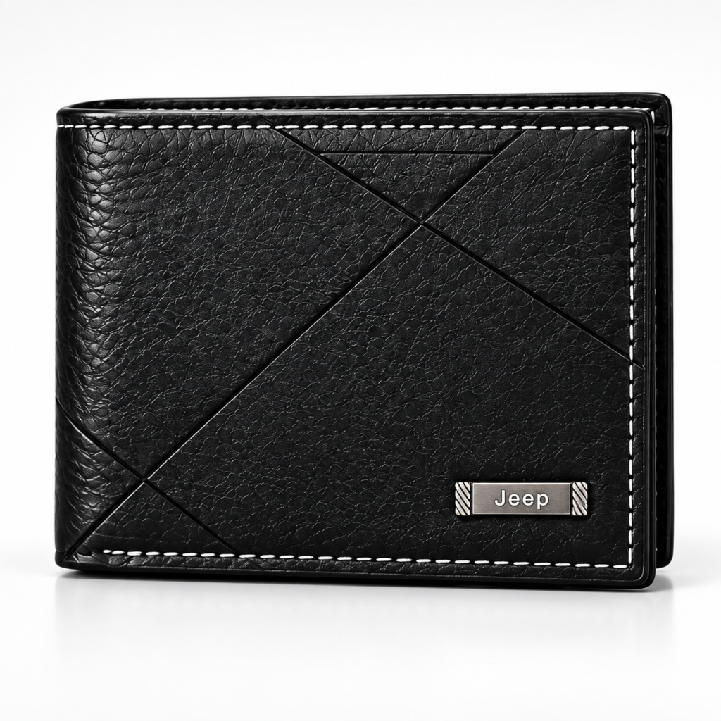 Portefeuille Homme Jeep Buluo V5 Simili Cuir Multi-Poches