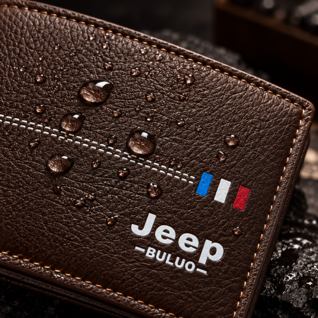 Portefeuille Homme Jeep Buluo Bifold Simili Cuir Multi-Poches