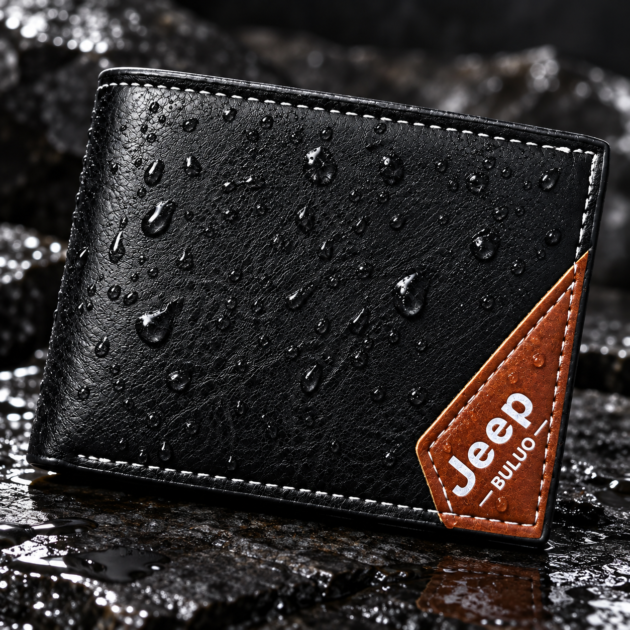 Portefeuille Homme Jeep Buluo V7 Bifold Simili Cuir - Organisé