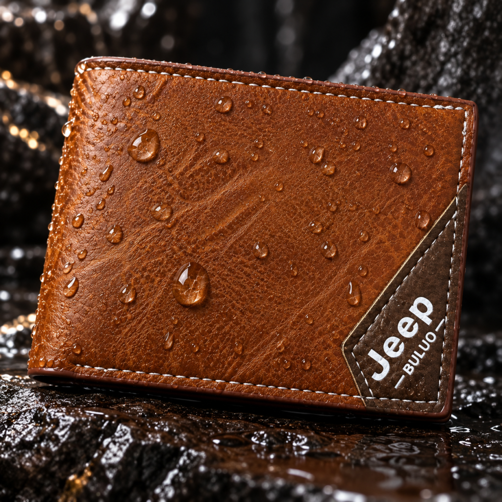 Portefeuille Homme Jeep Buluo V7 Bifold Simili Cuir - Organisé