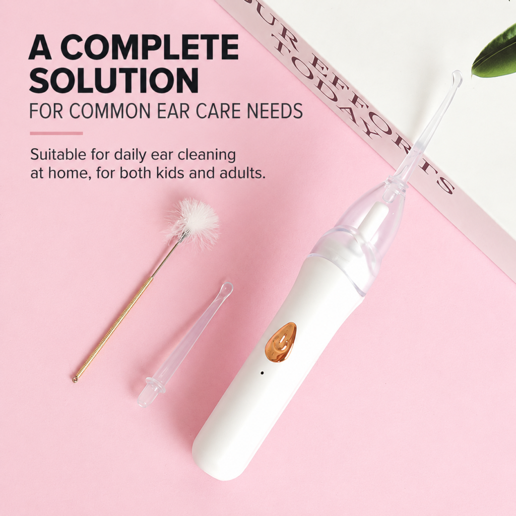 Nettoyeur d'oreilles électrique YX-812 - 4 vitesses pour une hygiène quotidienne