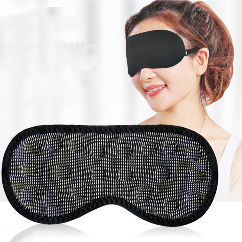 Masque de Sommeil Magnétique Noir Confortable