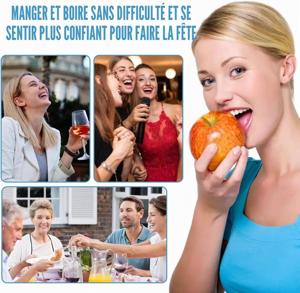 Kit Prothèse Dentaire Silicone pour Sourire Parfait