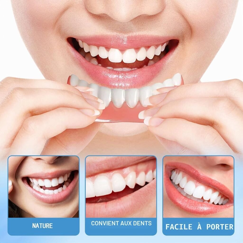 Kit Prothèse Dentaire Silicone pour Sourire Parfait