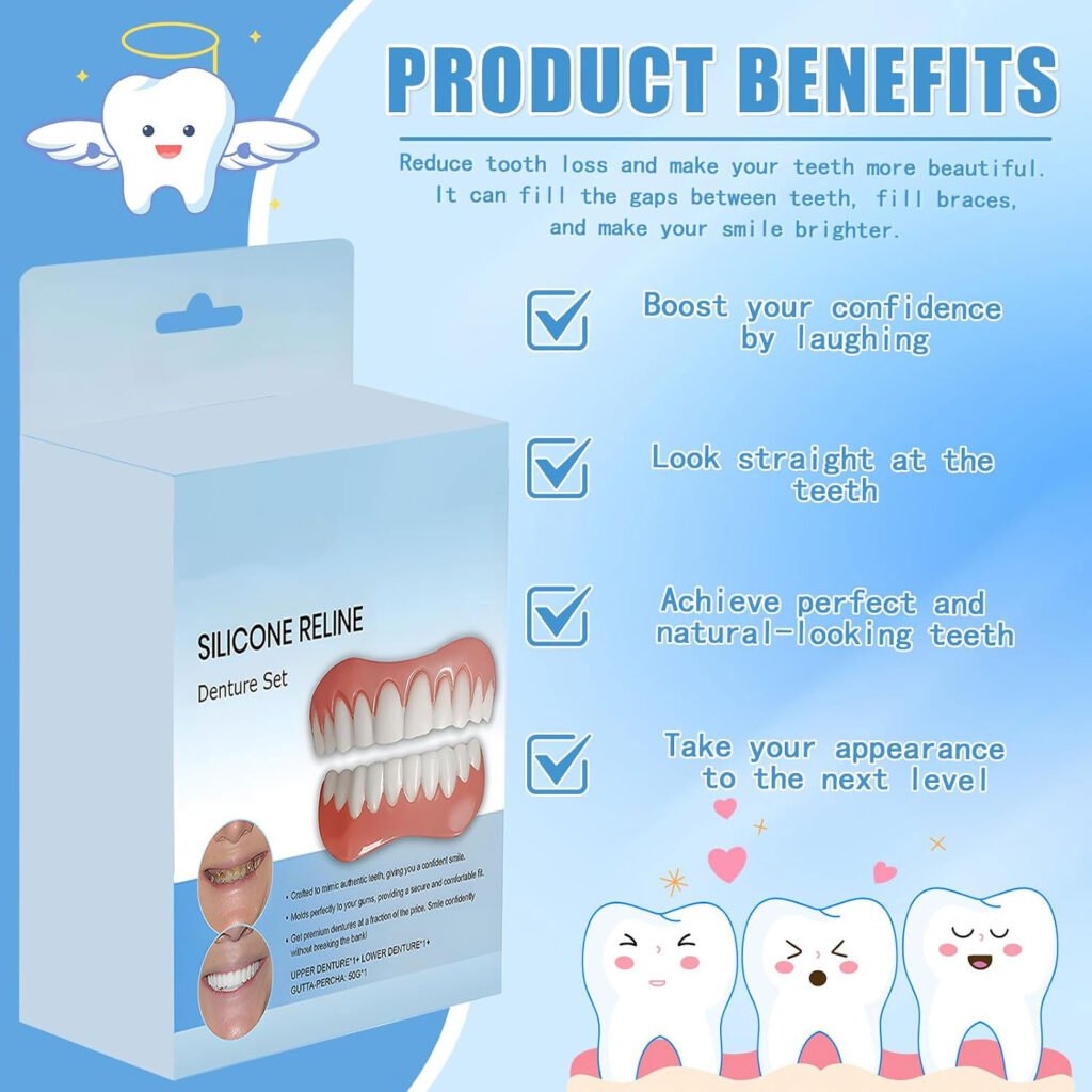 Kit Prothèse Dentaire Silicone pour Sourire Parfait