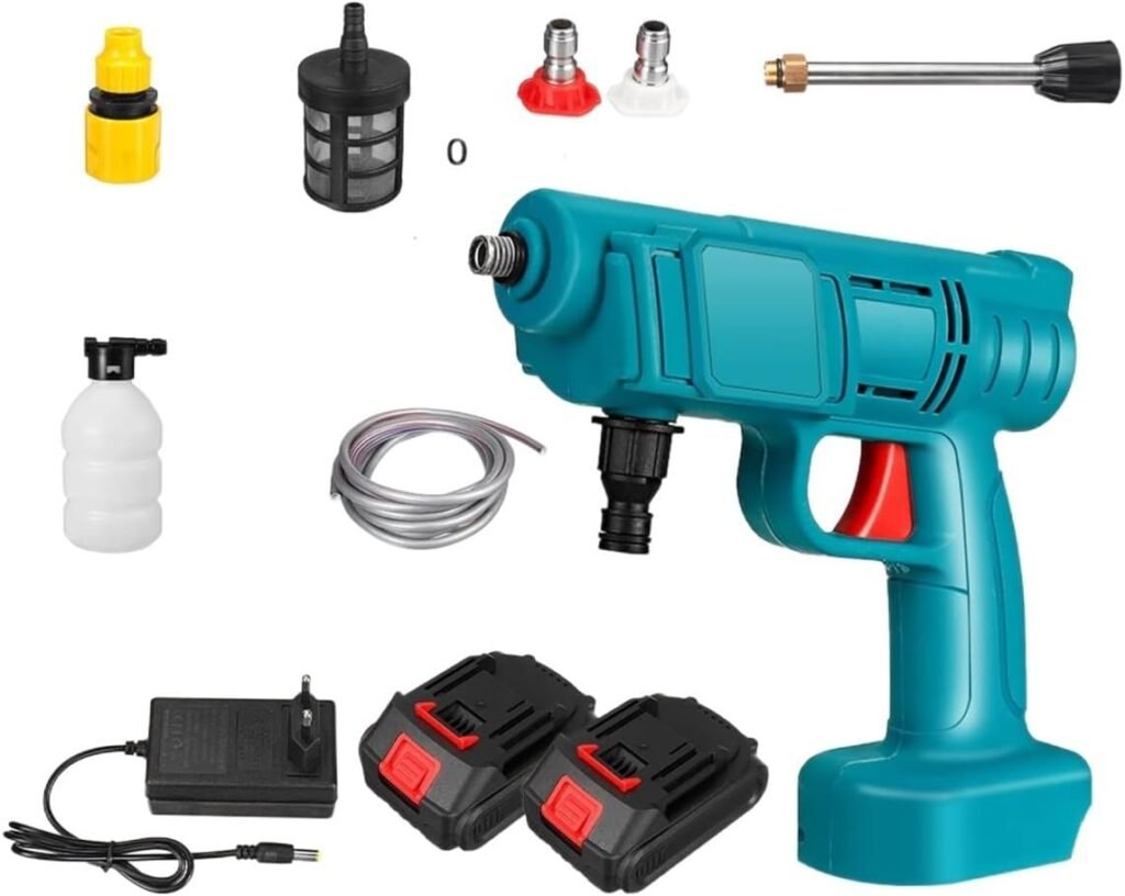 Nettoyeur Haute Pression Sans Fil 30 Bar avec 2 Batteries