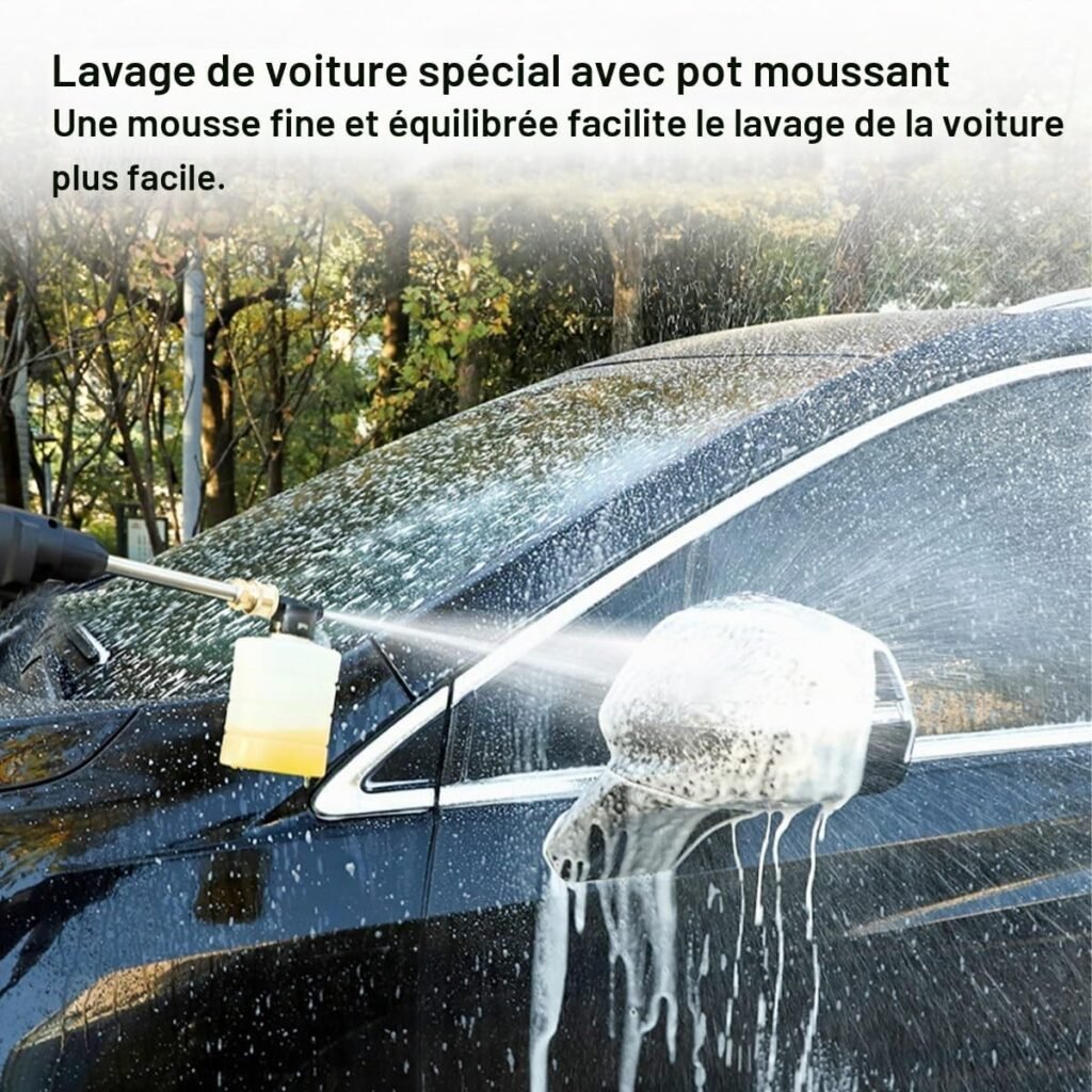 Nettoyeur Haute Pression Sans Fil 30 Bar avec 2 Batteries