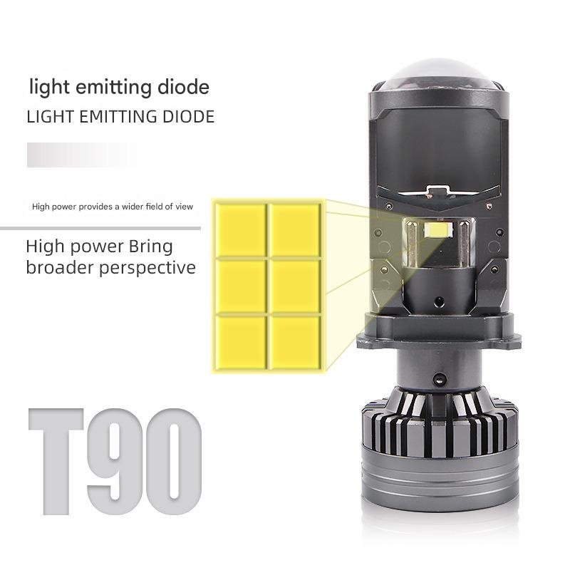 Phares LED T90 H4 140W 6000K - Améliorez votre visibilité