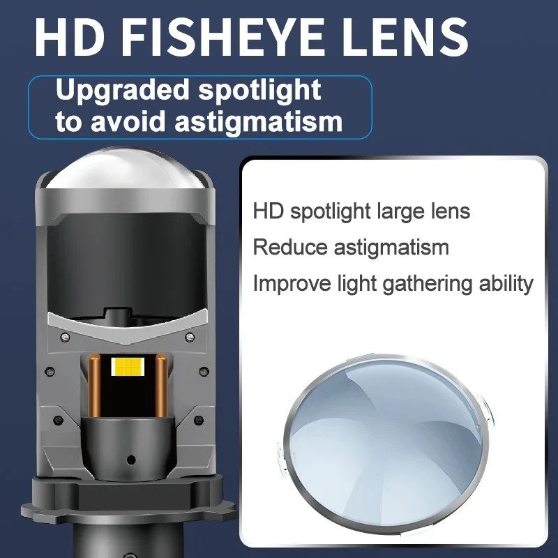 Phares LED T90 H4 140W 6000K - Améliorez votre visibilité