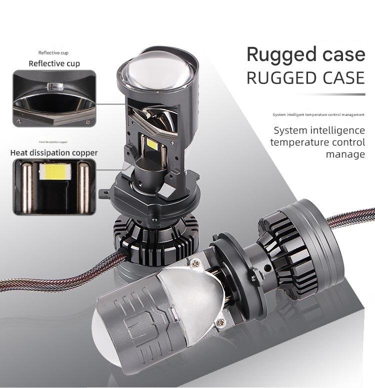 Phares LED T90 H4 140W 6000K - Améliorez votre visibilité