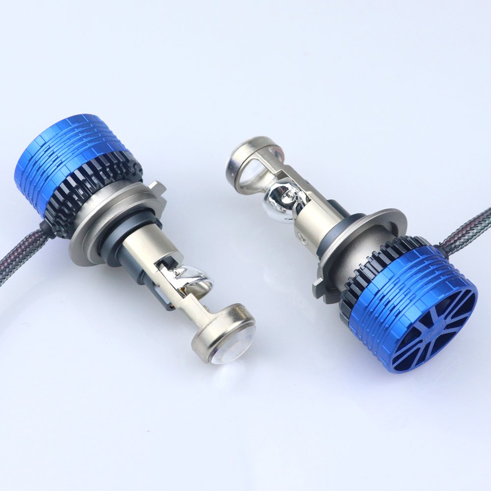 Ampoules LED H7 T80 avec Lentille - Éclairage puissant