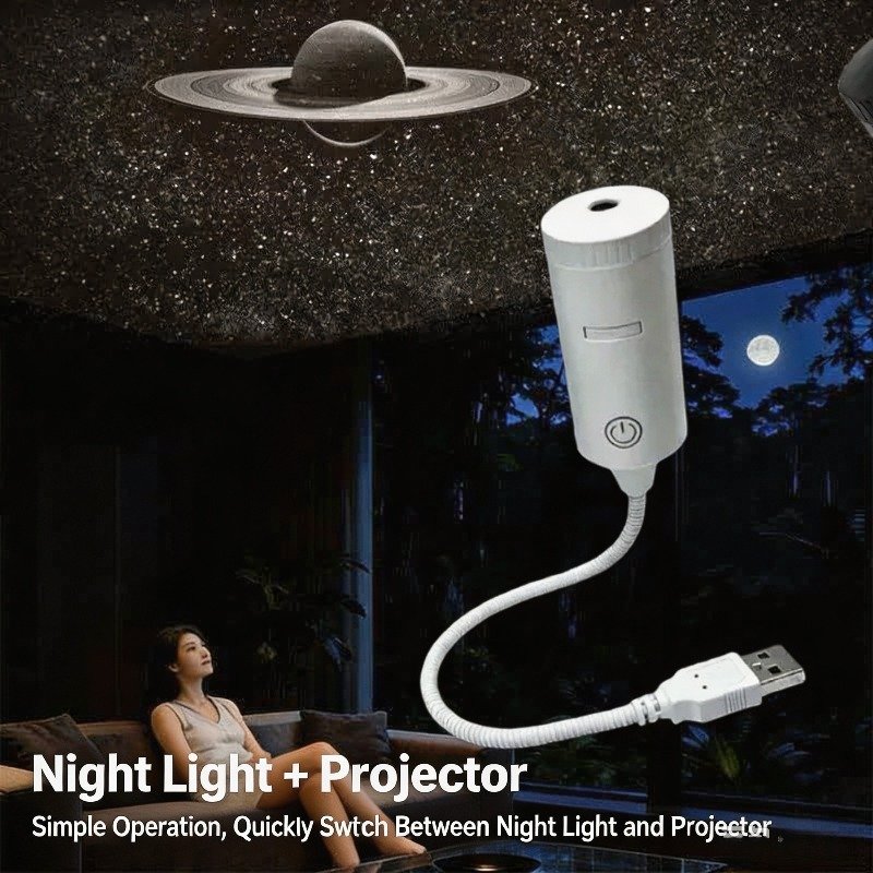 Projecteur Ciel Étoilé USB - Ambiance Cosmique Apaisante