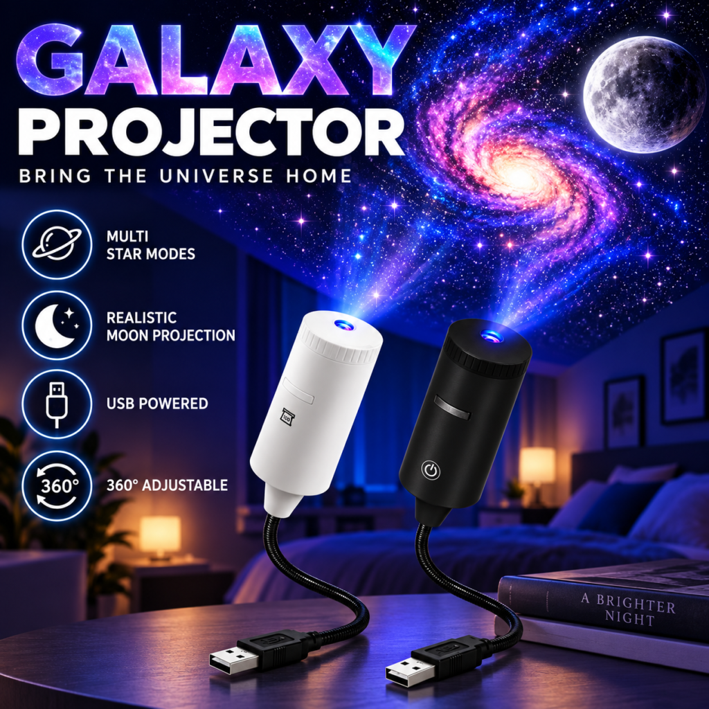Projecteur Ciel Étoilé USB - Ambiance Cosmique Apaisante