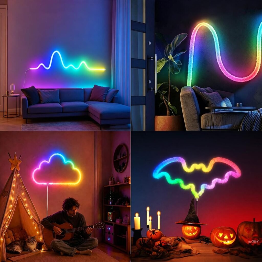 Bande LED RGBIC 3M USB - Éclairage d'ambiance 360°