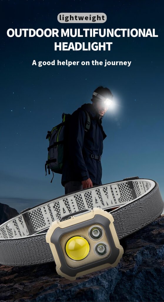 Lampe Frontale LED Multifonctionnelle avec Clip