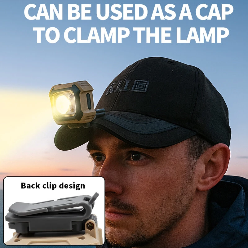 Lampe Frontale LED Multifonctionnelle avec Clip