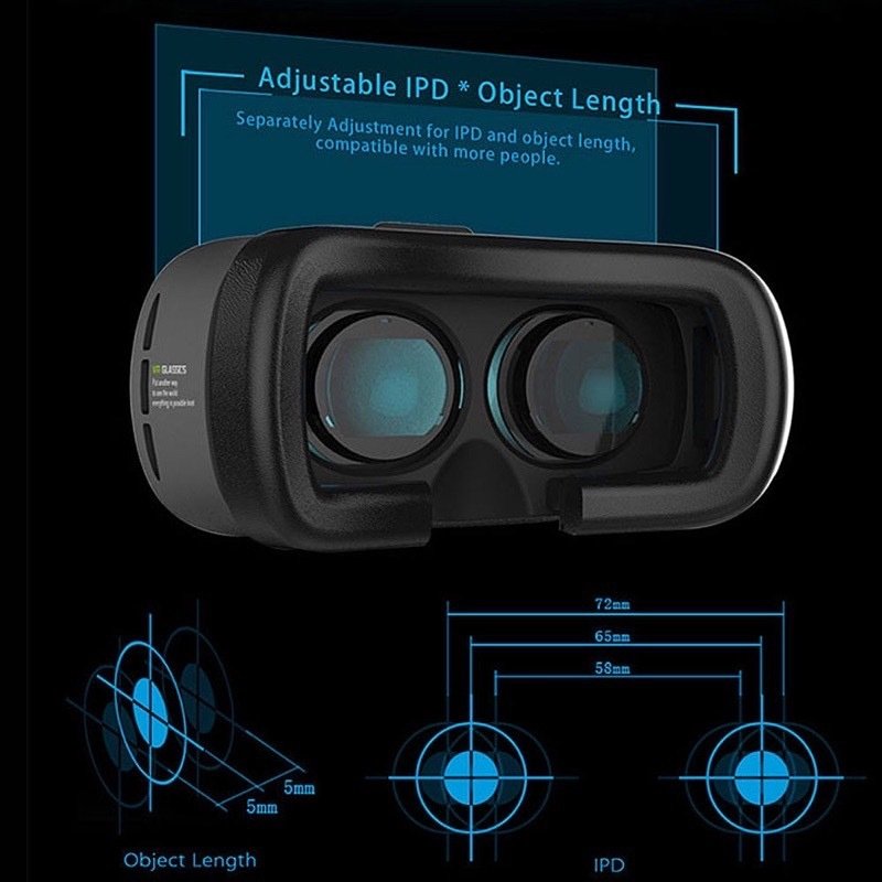 Lunettes VR BOX pour Smartphone - Expérience 3D