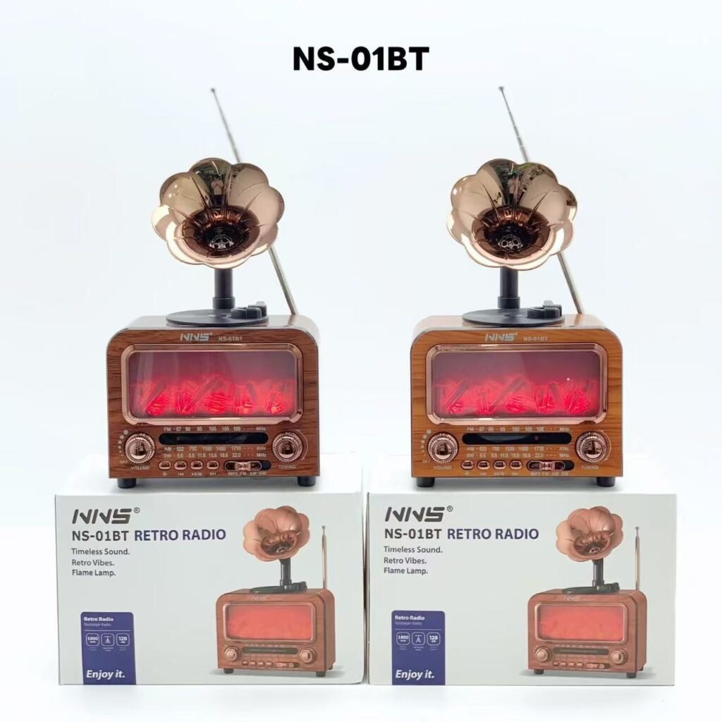 Haut-parleur Bluetooth Vintage NNS NS-01BT avec Radio