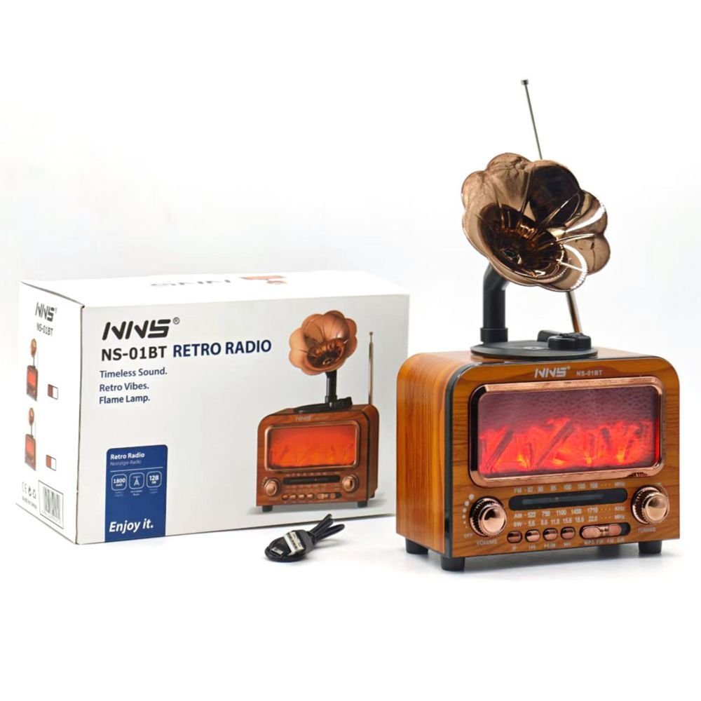 Haut-parleur Bluetooth Vintage NNS NS-01BT avec Radio