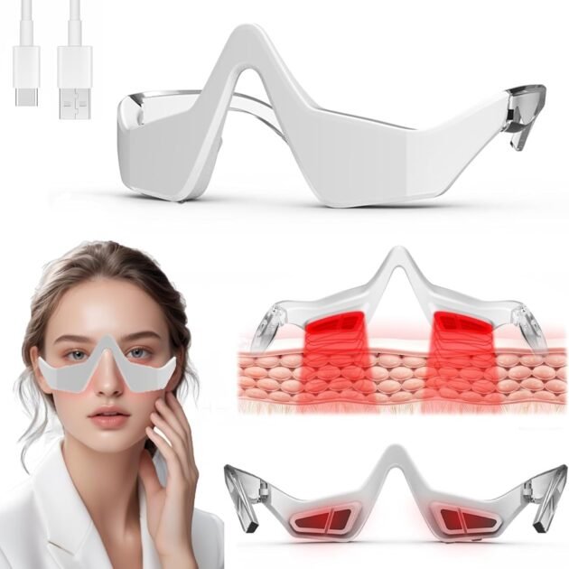 Masseur Yeux Lumière Rouge Anti-Poches & Rides