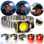 Lampe Frontale LED Multifonctionnelle avec Clip