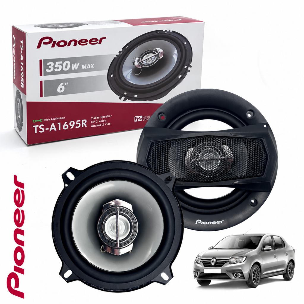 Haut-parleurs Voiture Coaxiaux Pioneer 350W - Son Clair et Puissant