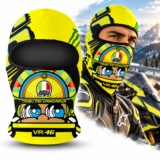 Cagoule Moto Thermique VR46 - Protection intégrale froid et vent