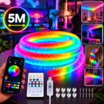 Bande LED RGBIC 5M USB App Control - Éclairage d'ambiance 360°