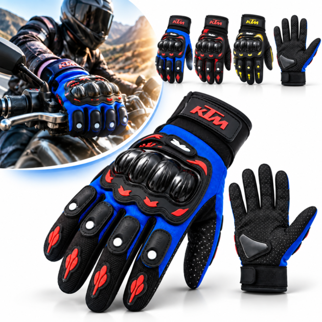 Gants Moto KTM Protection Articulations Grip Antidérapant