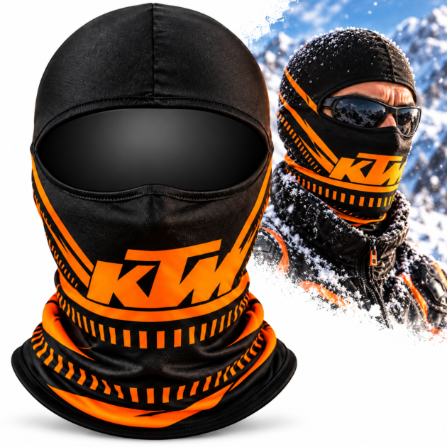 Cagoule Moto Thermique KTM - Protection intégrale hiver