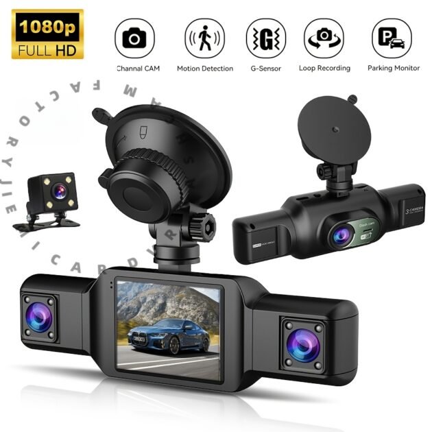 Dashcam 4 Canaux WiFi - Enregistrement Multi-Angles