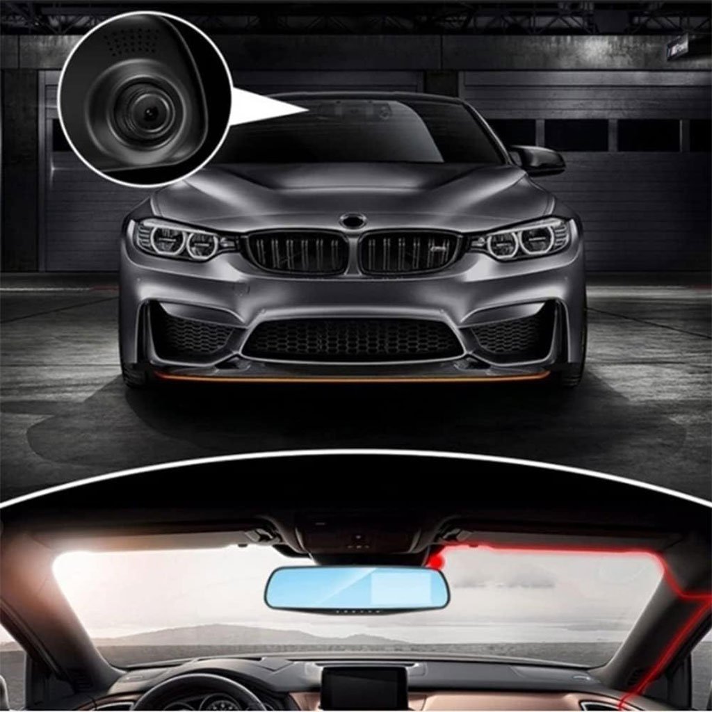 Rétroviseur avec Caméra Dashcam FHD 1080P 4.3" – Double Caméra & Sécurité Intelligente