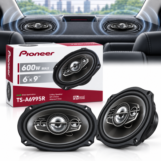 Haut-parleurs voiture Pioneer TS-A6995R 6x9" 600W