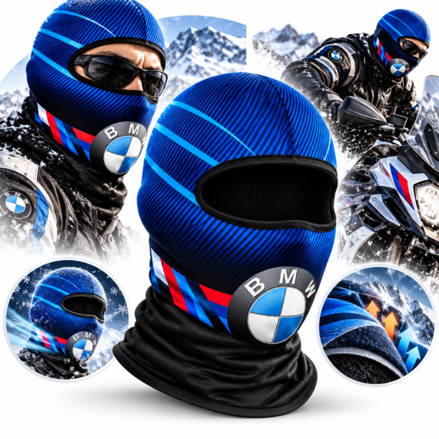 Cagoule Moto Thermique BMW - Protection intégrale hiver