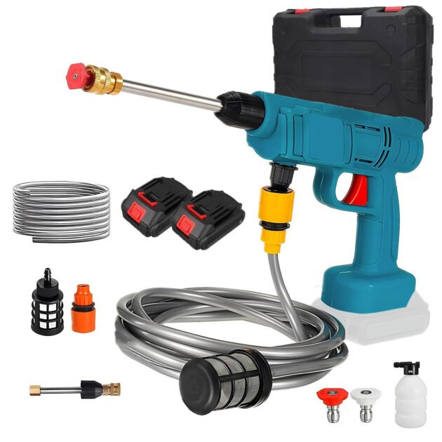 Nettoyeur Haute Pression Sans Fil 30 Bar avec 2 Batteries