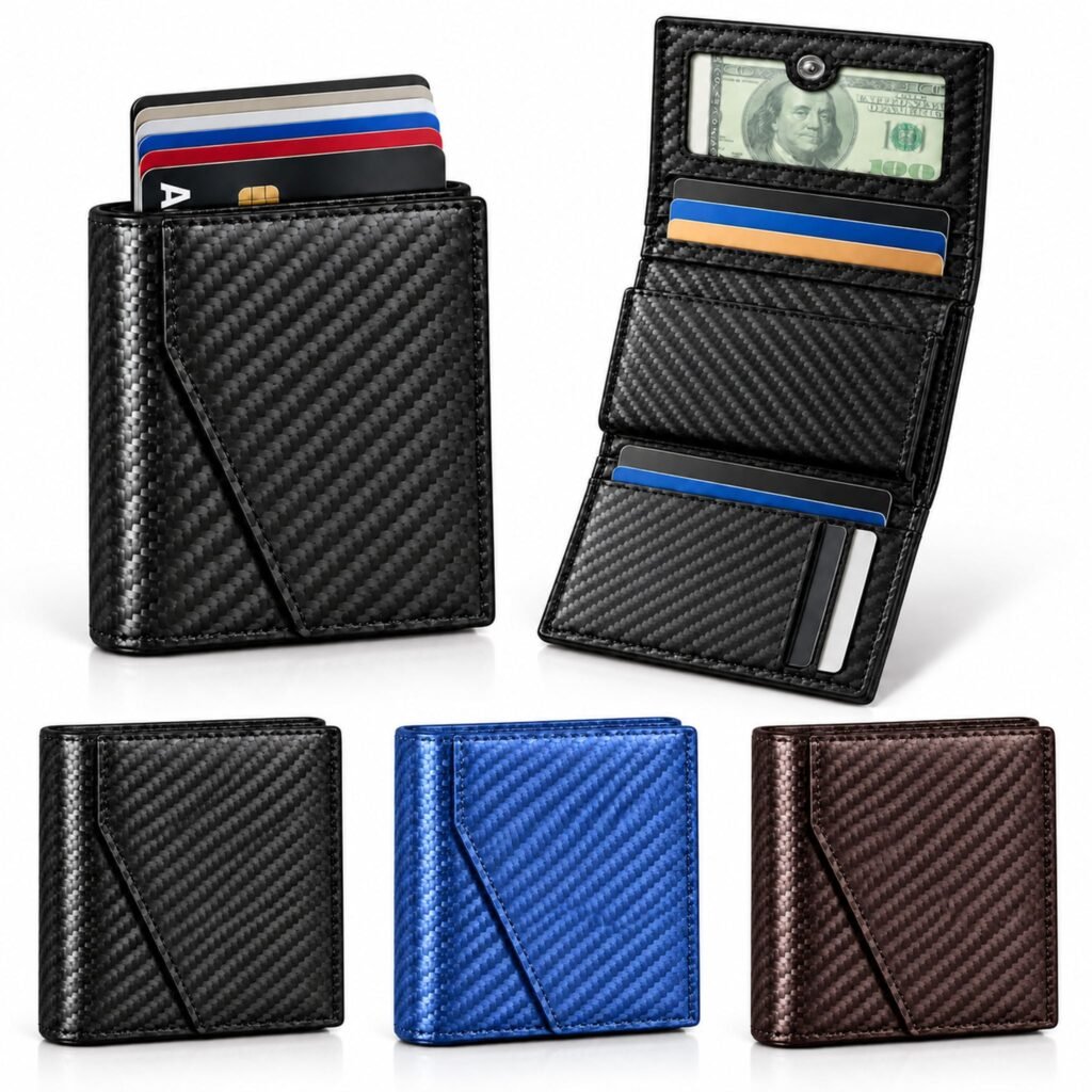 Porte-cartes Pop Up pliable avec rangements - Éliminez le désordre