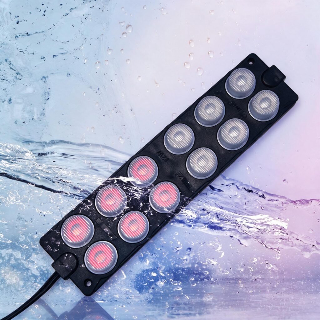 Feux Stroboscopiques LED 12-24V Rouge/Bleu - Sécurité Véhicules