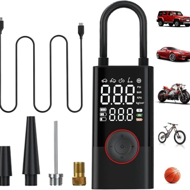 Gonfleur Pneu Portable 150 PSI Sans Fil - Compresseur Air Voiture