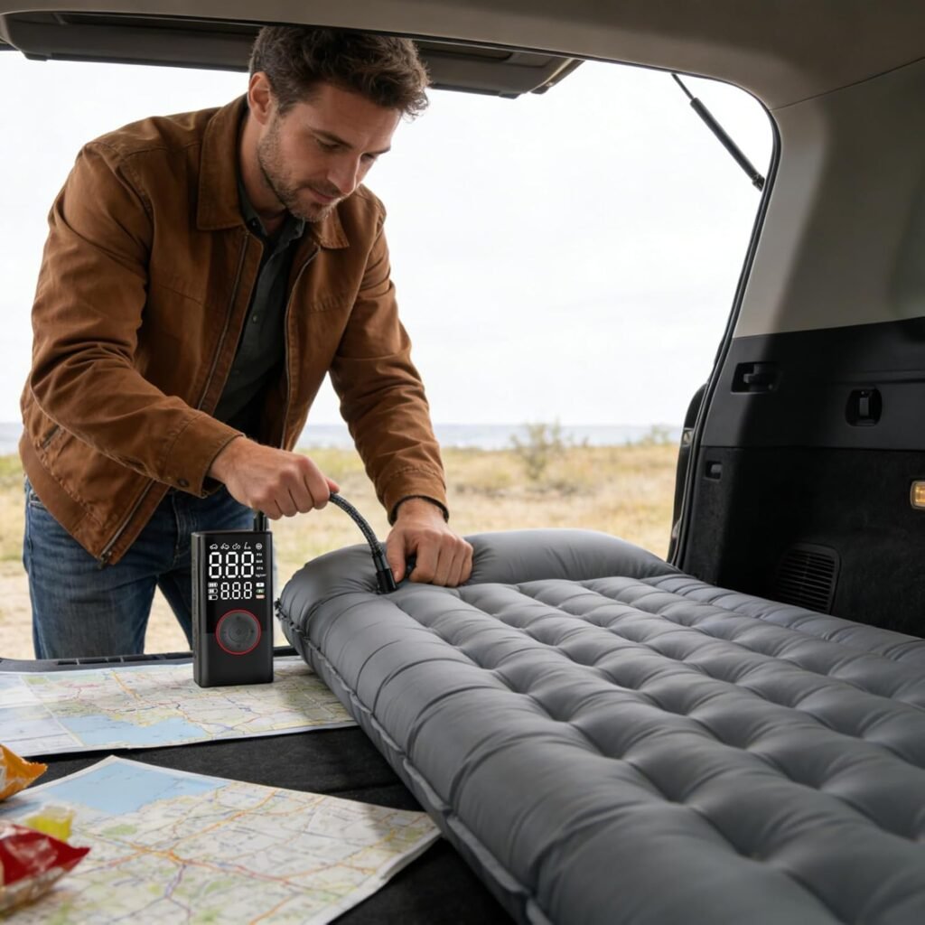 Gonfleur Pneu Portable 150 PSI Sans Fil - Compresseur Air Voiture