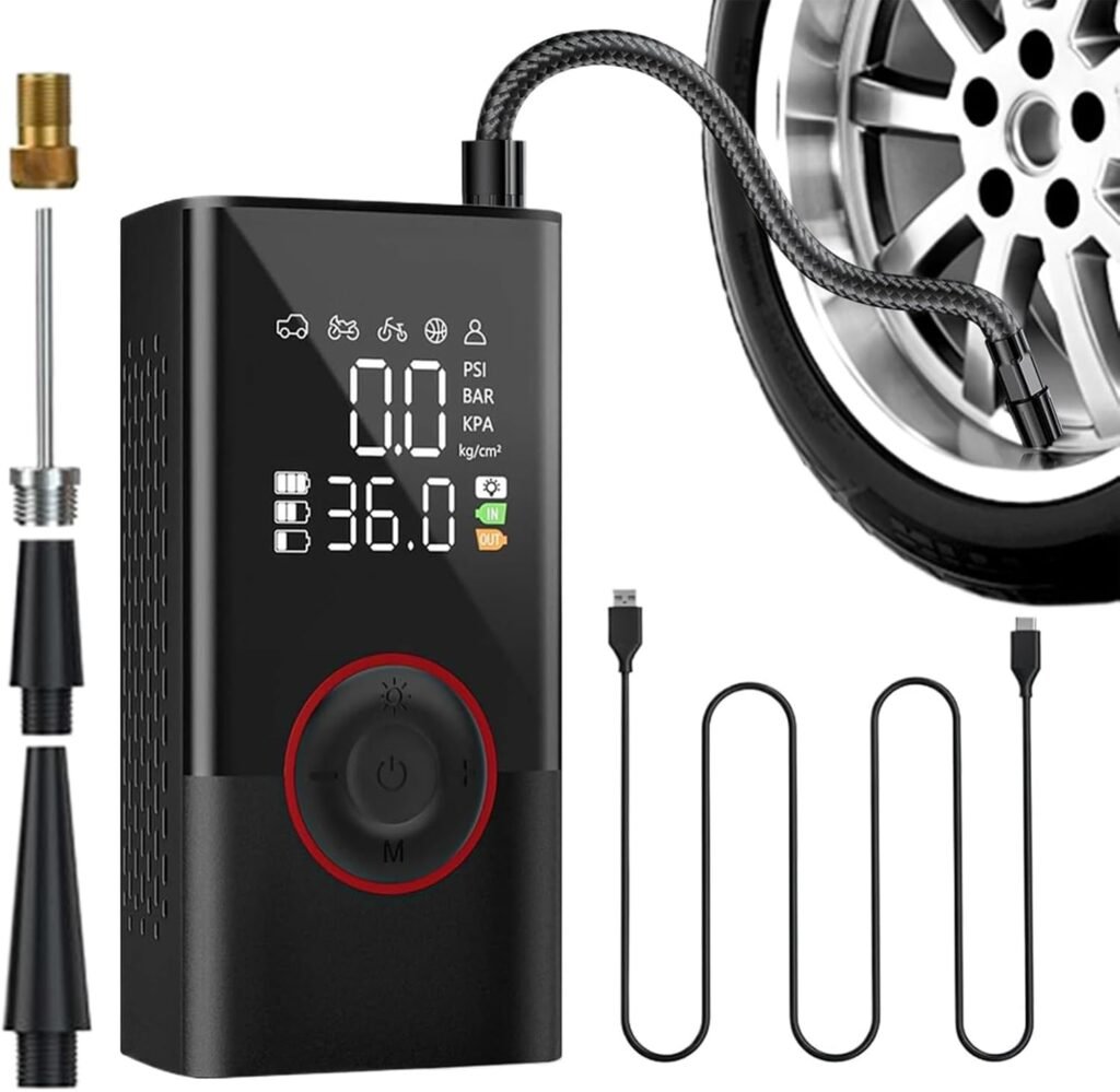 Gonfleur Pneu Portable 150 PSI Sans Fil - Compresseur Air Voiture