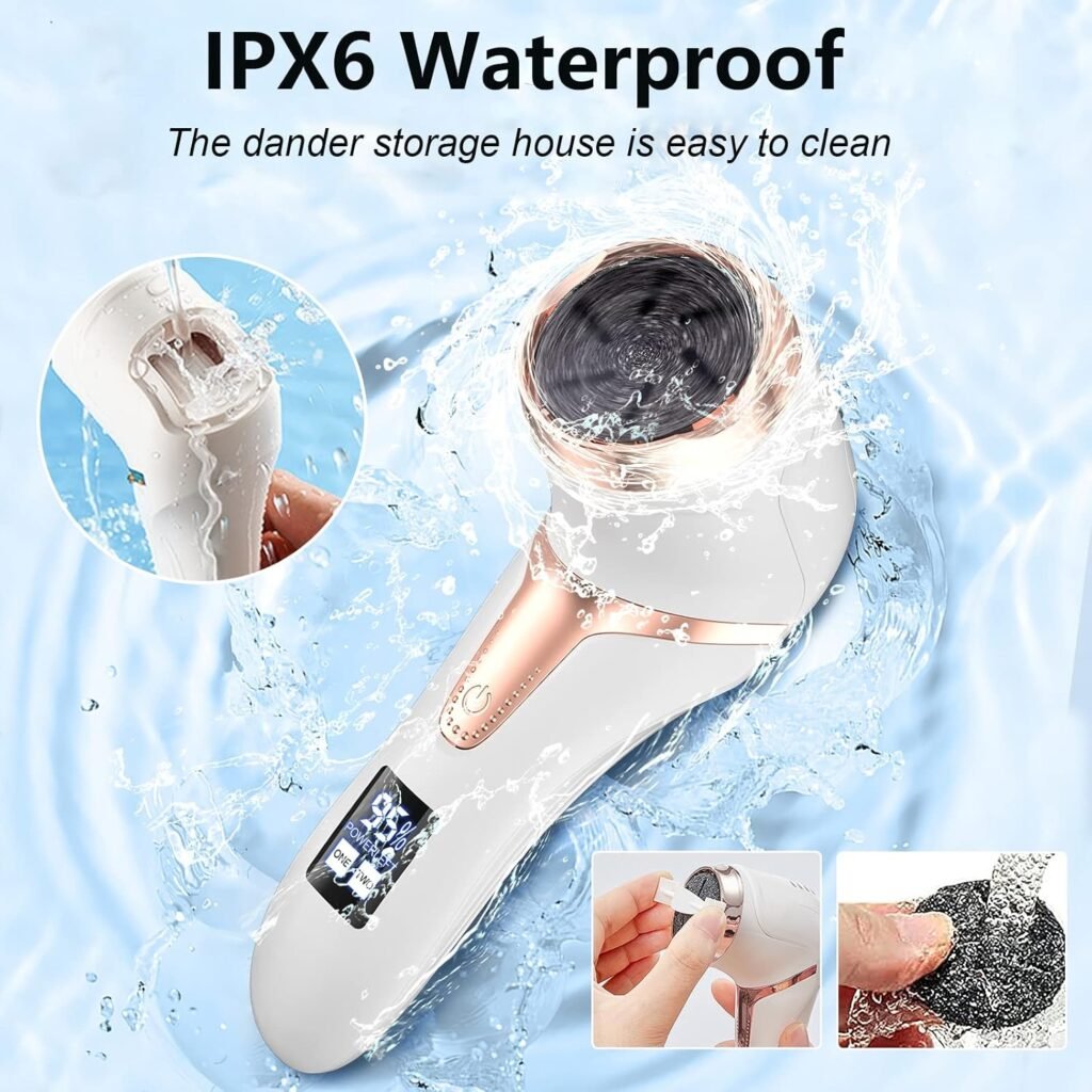 Râpe Électrique Anti-Callosités avec Aspirateur Intégré