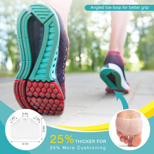 Coussinet Avant-Pied Silicone Tiptoe - Confort & Protection