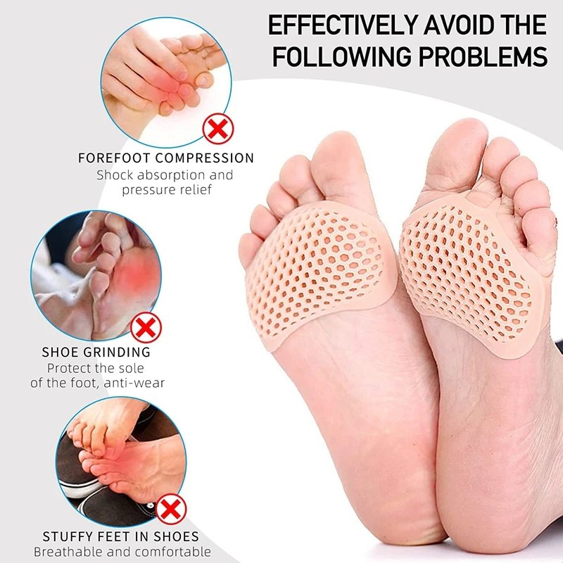 Coussinet Avant-Pied Silicone Tiptoe - Confort & Protection
